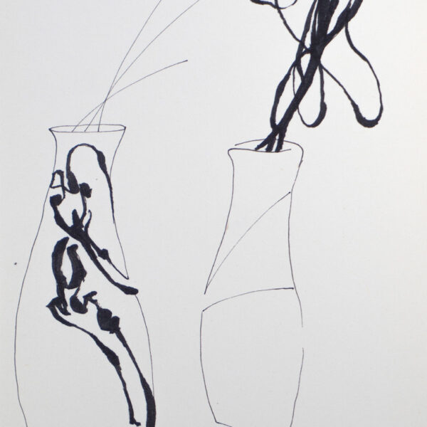 Suezo, Untitled, 2020, ink on paper, 21 x 14 cm