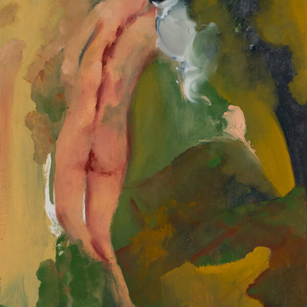 Suezo, Untitled, 2024, oil on paper, 42 x 29,7 cm