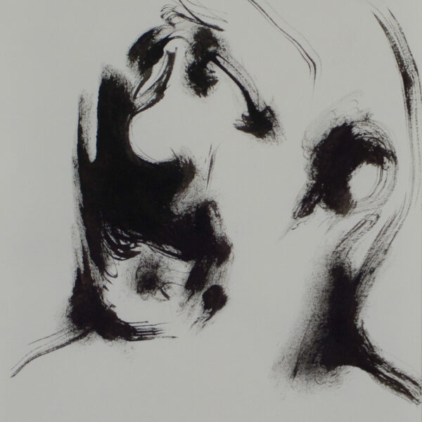 Suezo, Untitled, 2025, china ink on paper, 28,2 x 21 cm