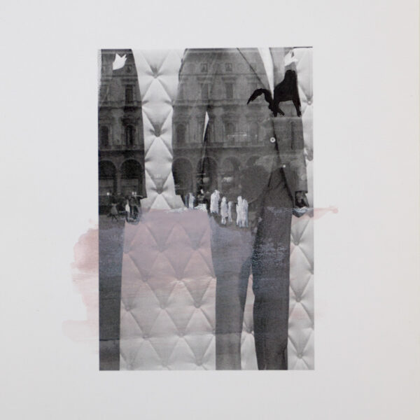 suezo, showcase, 2017, 18 overpainted photographs, handcrafted double frame shadow box, 32 x 23,3 x 5,5 cm